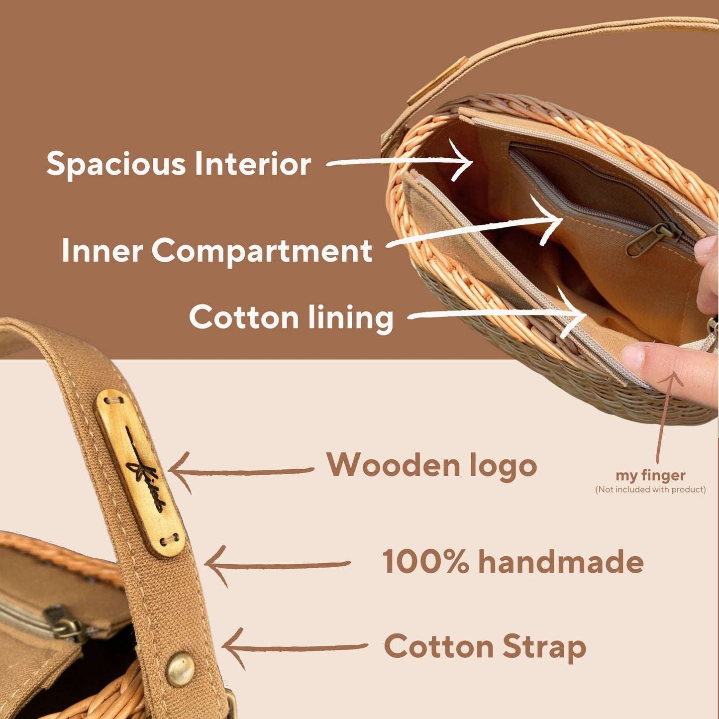 Kuri Wicker Bag